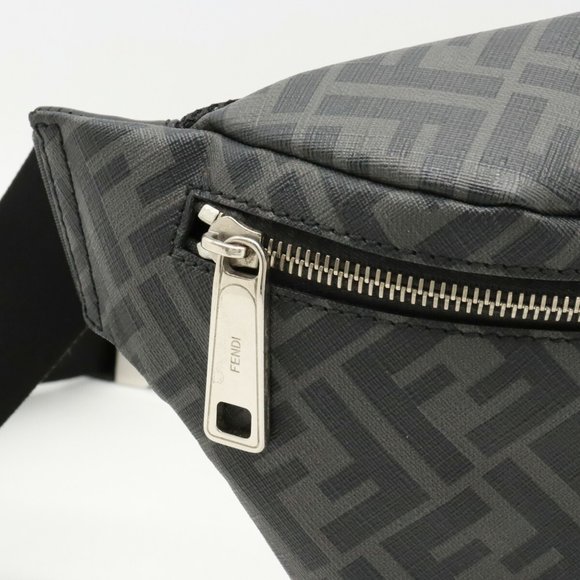 FENDI Zucca pattern diagonal belt bag, body waist pouch, coated canvas, leath... - Picture 5 of 9